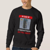 In Case Of Cyberattack I Hacker Code Hacking It Pr Trui (Voorkant)