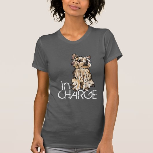In Charge, Yorkie T-shirt (Voorkant)