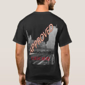 in Chicago goedgekeurde spoorwegwerven Michigan A T-shirt (Achterkant)