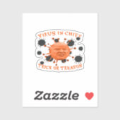 In Chief, Trick or treat, Politieke Anti Halloween Sticker (Vel)