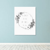 In Christ Alone Canvas Print (Insitu (Houten vloer))