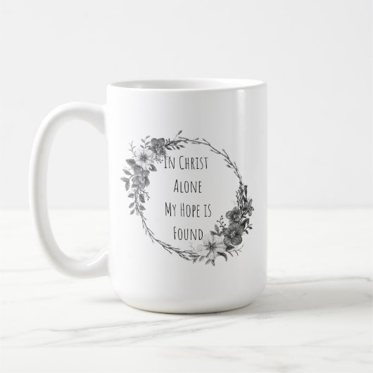 In Christ Alone koffiemok (Links)