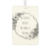 In Christ Alone luchtverfrisser (Achterkant)