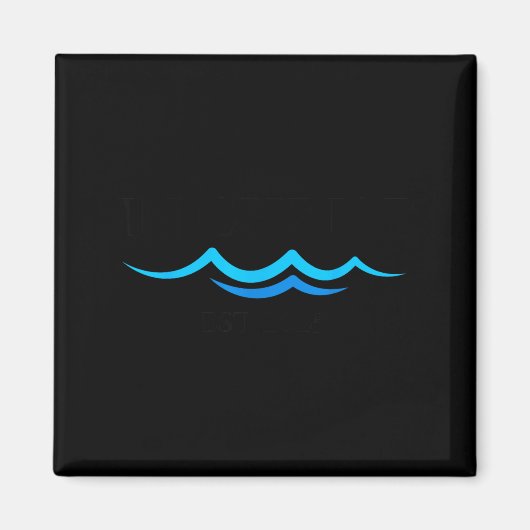 In Christ Baptism New Believer Confirmation Milest Magneet (Voorkant)