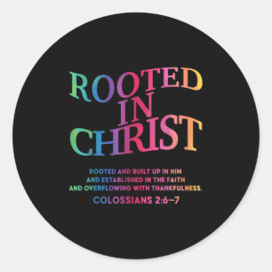 In Christ is King Christelijk Jesus Toddler G gewo Ronde Sticker
