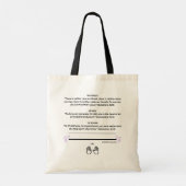 In Christ pronouns Canvas tas (Achterkant)
