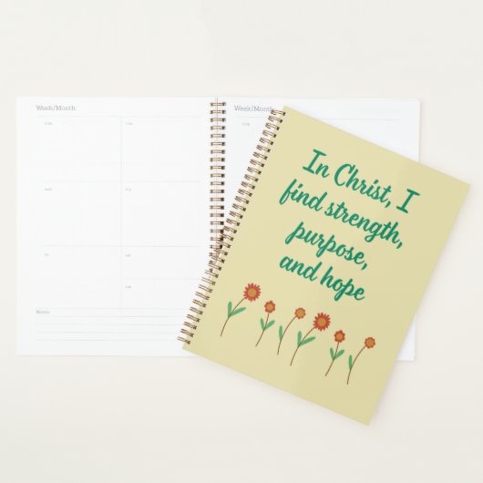 In Christ vind ik kracht Christelijk Planner (Display)