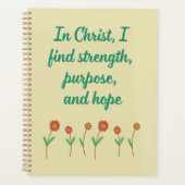 In Christ vind ik kracht Christelijk Planner (Voorkant)