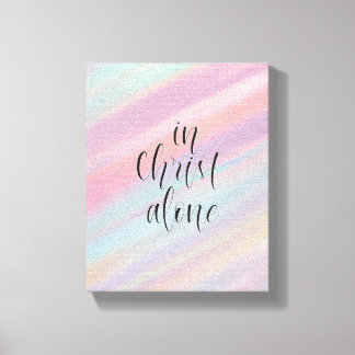 In Christus alleen Canvas Afdruk