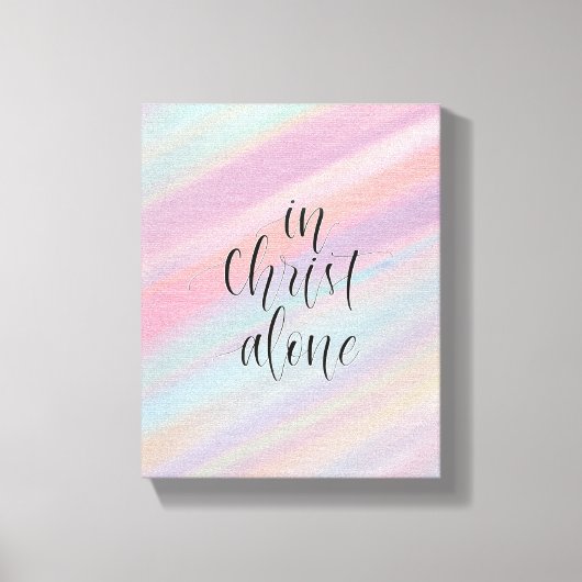 In Christus alleen Canvas Afdruk (Voorkant)