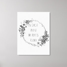 In Christus Alleen Canvasprint Canvas Afdruk
