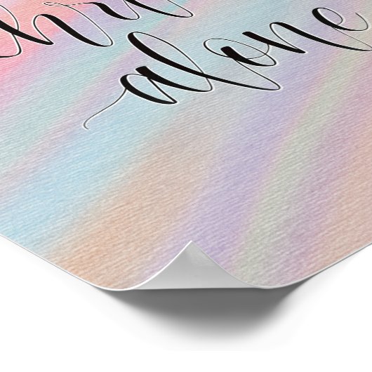 In Christus alleen Poster (Hoek)