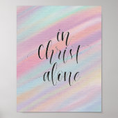 In Christus alleen Poster (Voorkant)