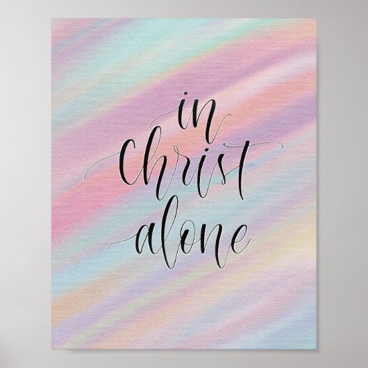 In Christus alleen Poster (Voorkant)