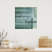 In Christus Alone Poster (Keuken)