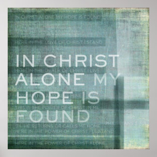 In Christus Alone Poster