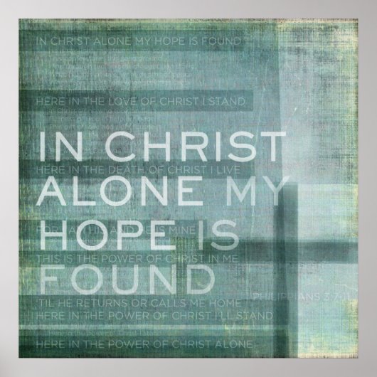 In Christus Alone Poster (Voorkant)