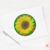 In Christus Alone Ronde Sticker (Envelop)
