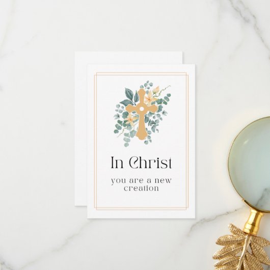 In Christus Bedankkaart (Voorkant / Achterkant in situ)