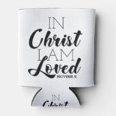 In Christus ben ik geliefde Scriptbeloften Christe Blikjeskoeler (Voorkant)