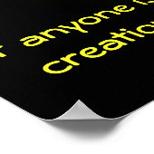 In Christus ben je een Nieuwe Creatie Poster (Hoek)