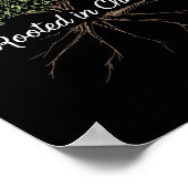 In Christus gerooid - Christelijke Jezus Poster (Hoek)