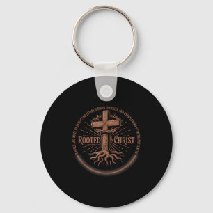 In Christus Gewortelde T-shirt, Jezus T-shirt, Vin Sleutelhanger