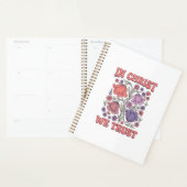 In Christus We Geloof Bloemig Christelijk Vectoron Planner (Display)