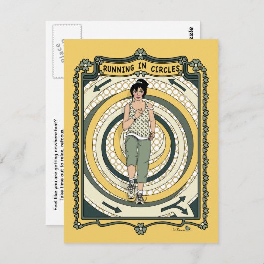 In Circles_C_ Briefkaart (Voorkant / Achterkant)