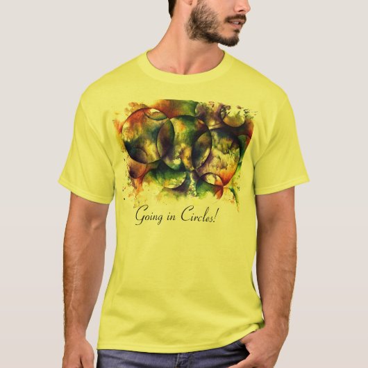 In cirkels gaan! t-shirt (Voorkant)