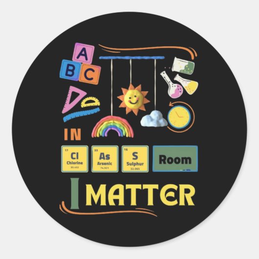In Clroom I Teacher Sticker (Voorkant)