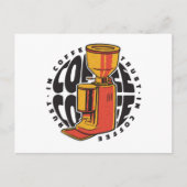 In Coffee vertrouwen we Briefkaart (Voorkant)