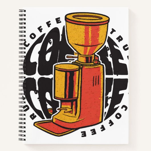 In Coffee vertrouwen we Notitieboek (Voorkant)