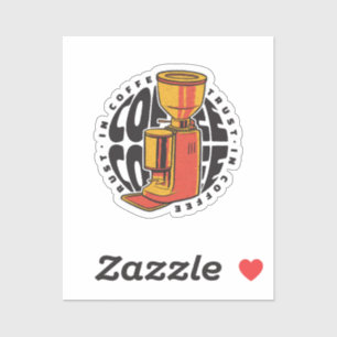 In Coffee vertrouwen we Sticker