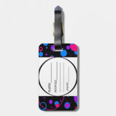  IN COLLECTIE POLKADOTS BAGAGELABEL (Achterkant verticaal)