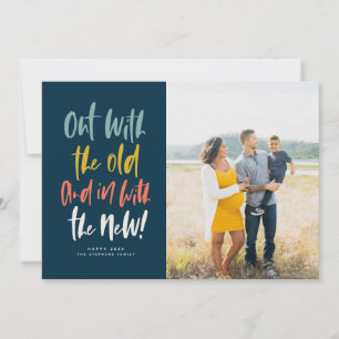 In combinatie met de nieuwe kleurrijke Happy New Y Feestdagenkaart