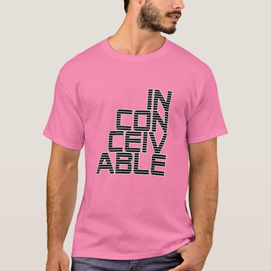 in con ceiv-tabel t-shirt (Voorkant)