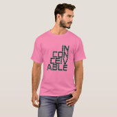 in con ceiv-tabel t-shirt (Voorkant volledig)