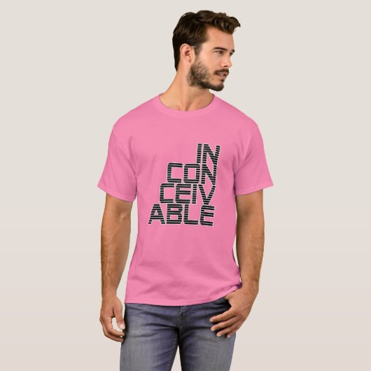 in con ceiv-tabel t-shirt (Voorkant volledig)