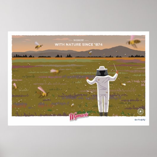 In Concert met Natuur sinds 1874 Poster (Voorkant)