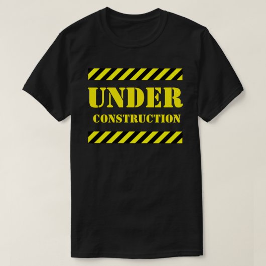 IN CONSTRUCTIE T-SHIRT (Design voorkant)
