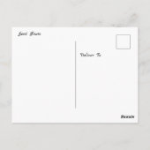 In contact blijven met deze  briefkaart (Achterkant)