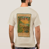 In Costa Rica (strand) zijn T-shirt (Achterkant)