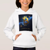 In Crypto We Trust Kids Bitcoin Hoodie (Voorkant)