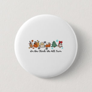 In Da Clerb zijn we allemaal familie leuke kerst t Ronde Button 5,7 Cm