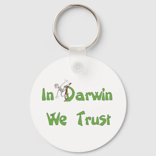 In Darwin vertrouwen we Sleutelhanger (Voorkant)