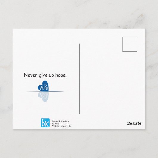 In dat diepe Reflection_ Briefkaart (Achterkant)