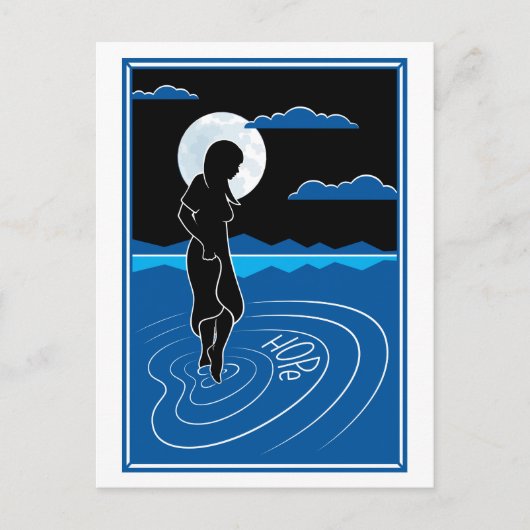 In dat diepe Reflection_ Briefkaart (Voorkant)