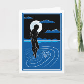 In dat diepe Reflection_Wenskaart Kaart (Voorkant)