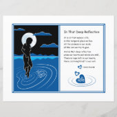 In dat diepgaande reflectie_platte papierblad 11"x (Voorkant)